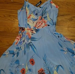 Old Navy Blue Hawaiian Sundress